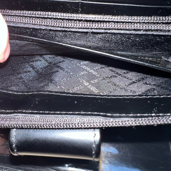 Vintage Eddie Bauer Genuine Leather XL Wallet Black Leather - Picture 7 of 8